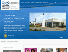 Tablet Screenshot of marinersmuseum.org